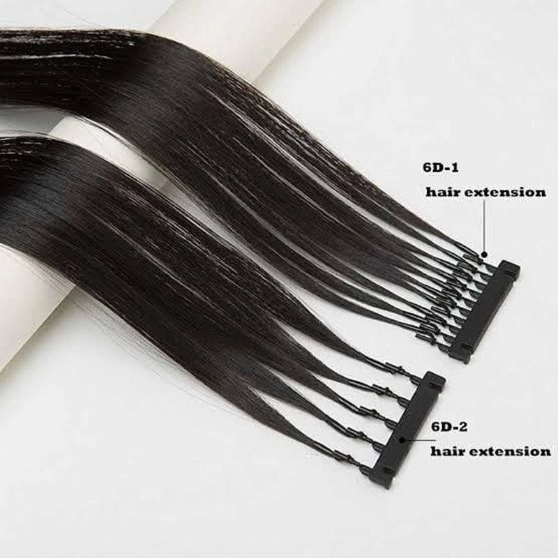 Fast 6d hair extensions 20 minutes to install full head extension HJ 012